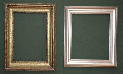 Appraisal: Two Giltwood Frames x in and x in