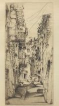 Appraisal: John Taylor Arms American - Via Facchini Pisa Etching and