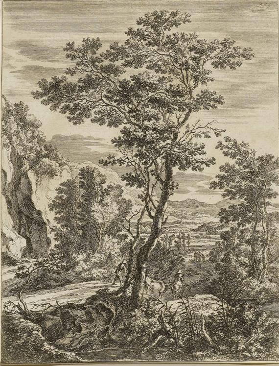 Appraisal: BOTH JAN Utrecht The large tree Sheet of the suite