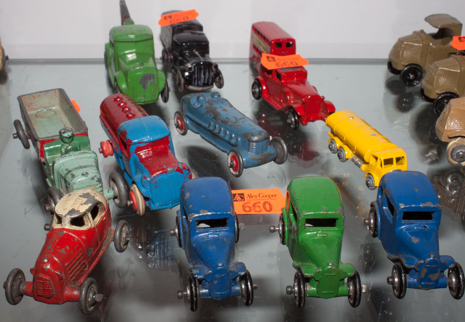 Appraisal: assorted slush metal diecast vehicles circa s and s assorted