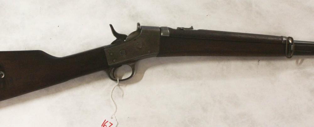 Appraisal: REMINGTON MODEL SINGLE SHOT ROLLING BLOCK CARBINE mm caliber round