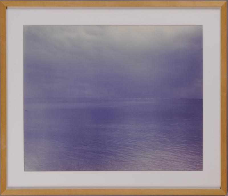 Appraisal: JOEL MEYEROWITZ AMERICAN b STORM PASSING THE COAST Color photograph