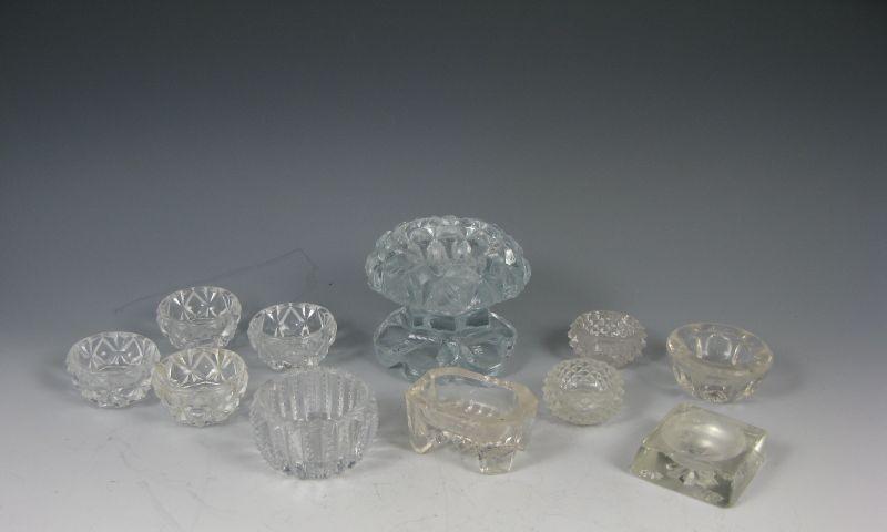 Appraisal: Collection of Master Salts various patterns and sizes all of