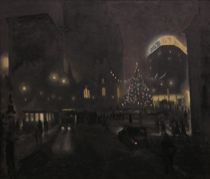 Appraisal: Carl Gaertner American Cleveland School - Christmas Eve Oil on