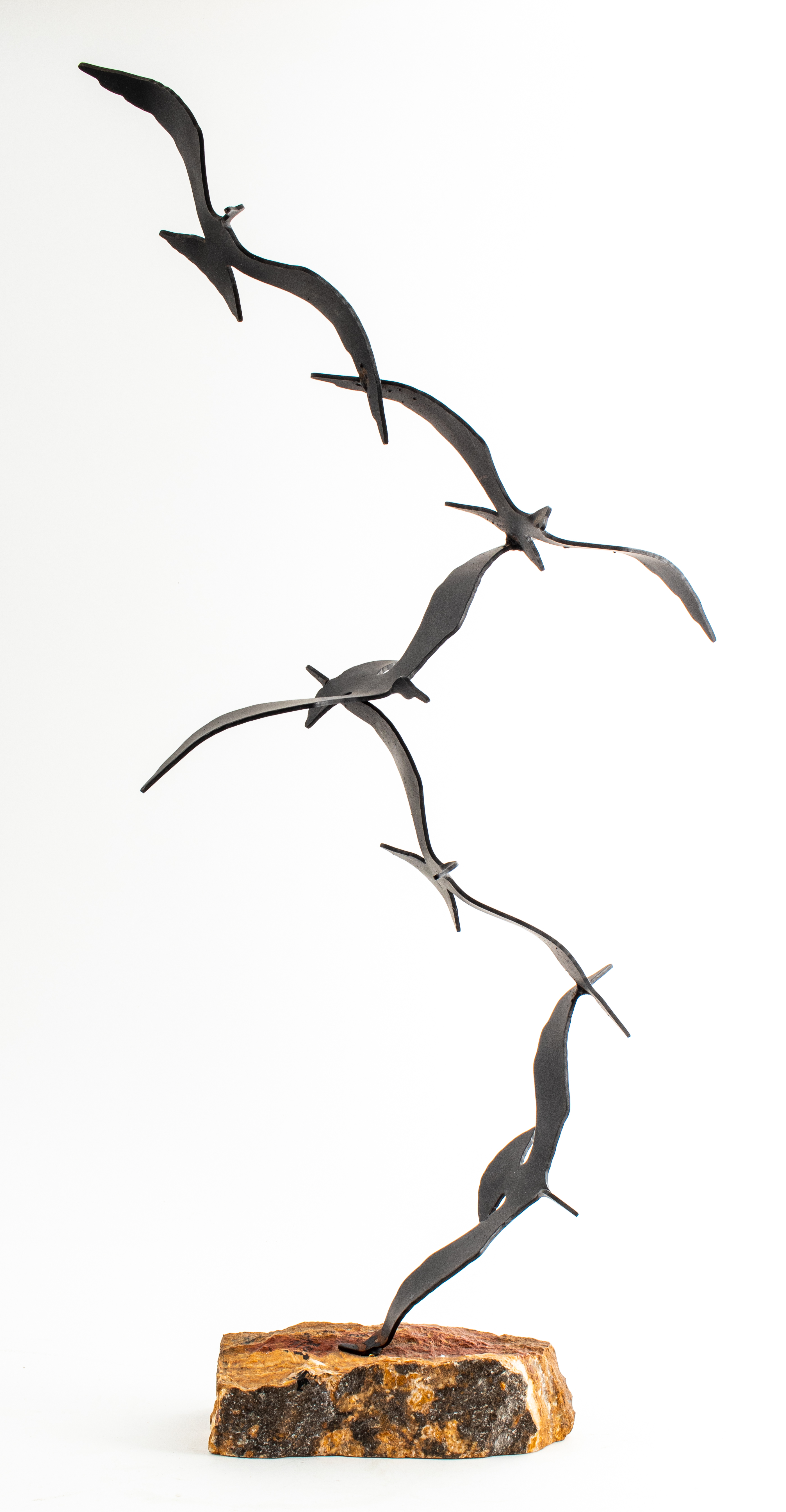 Appraisal: BAHAR BIJAN BIRDS IN FLIGHT MODERN SCULPTURE Bahar Bijan Iranian