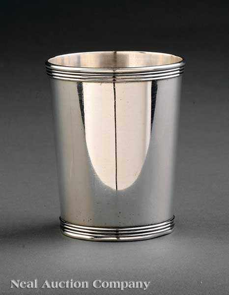 Appraisal: A Kentucky Coin Silver Julep Cup Eli C Garner Lexington