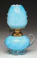 Appraisal: VERY RARE STEVENS WILLIAMS BLUE CASED MINI LAMP H -