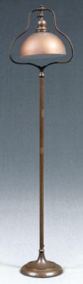 Appraisal: Adjustable Handel bridge floor lamp bronze with cast iron base