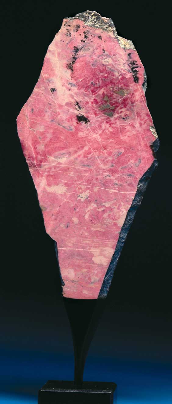 Appraisal: RHODONITE SLAB Evelyn Creek Mine Yukon Territory Canada Rhodonite is