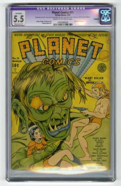 Appraisal: Planet Comics CGC Fiction House Click for full description