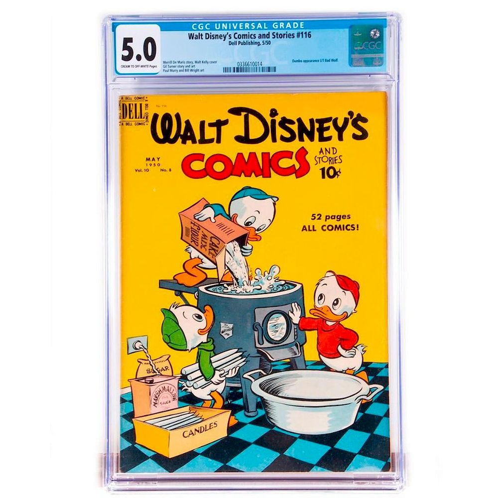 Appraisal: Walt Disney's Comics CGC Universal Grade Dell No Carl Barks