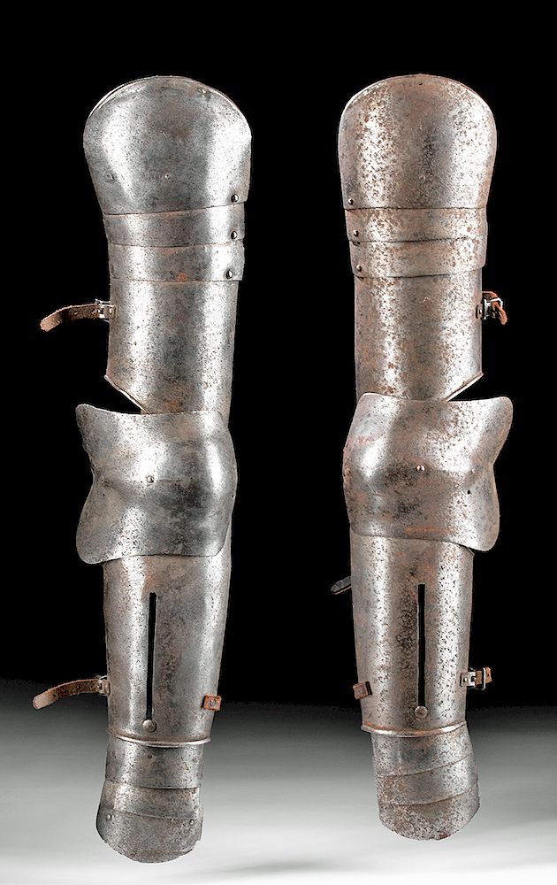 Appraisal: th C Spanish Conquistador Steel Arm Armor pr Western Europe