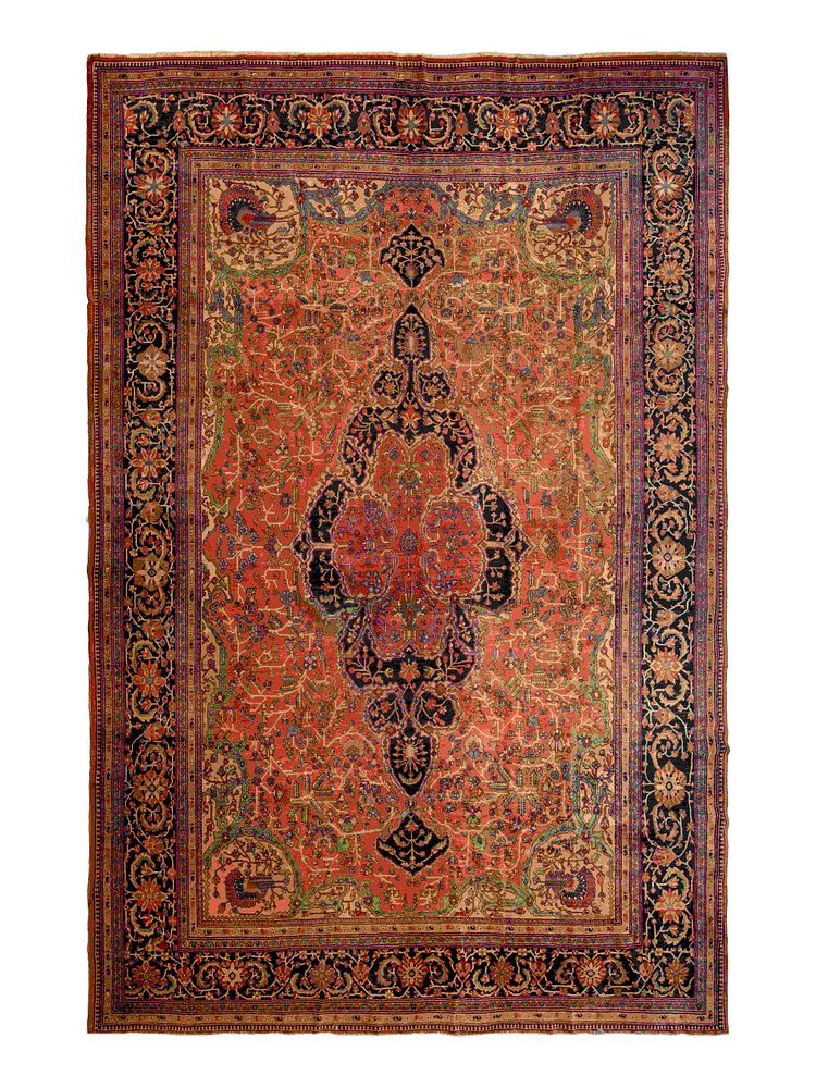 Appraisal: A Feraghan Sarouk Wool Rug A Feraghan Sarouk Wool Rug