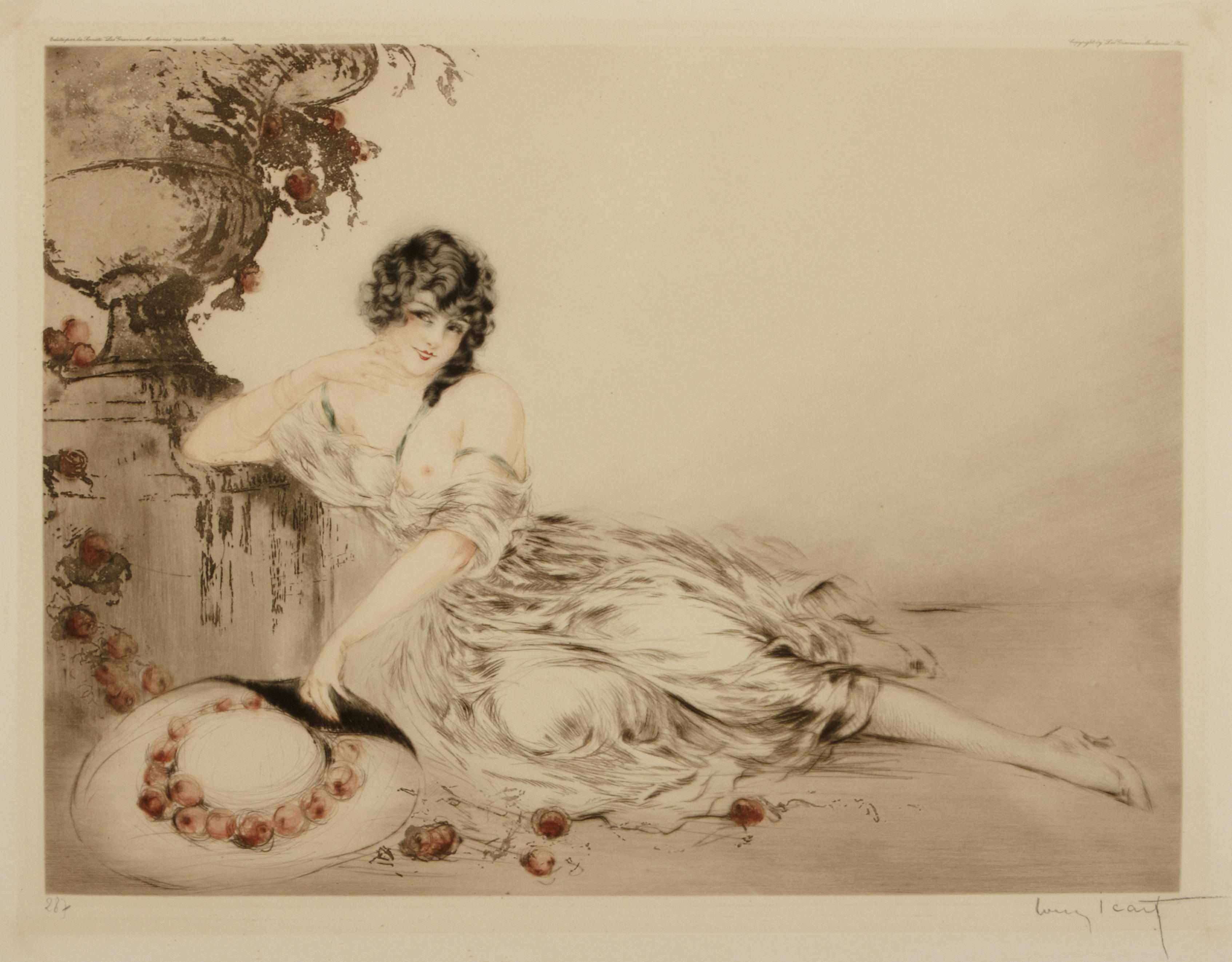 Appraisal: Louis Icart French - At the Urn H C I