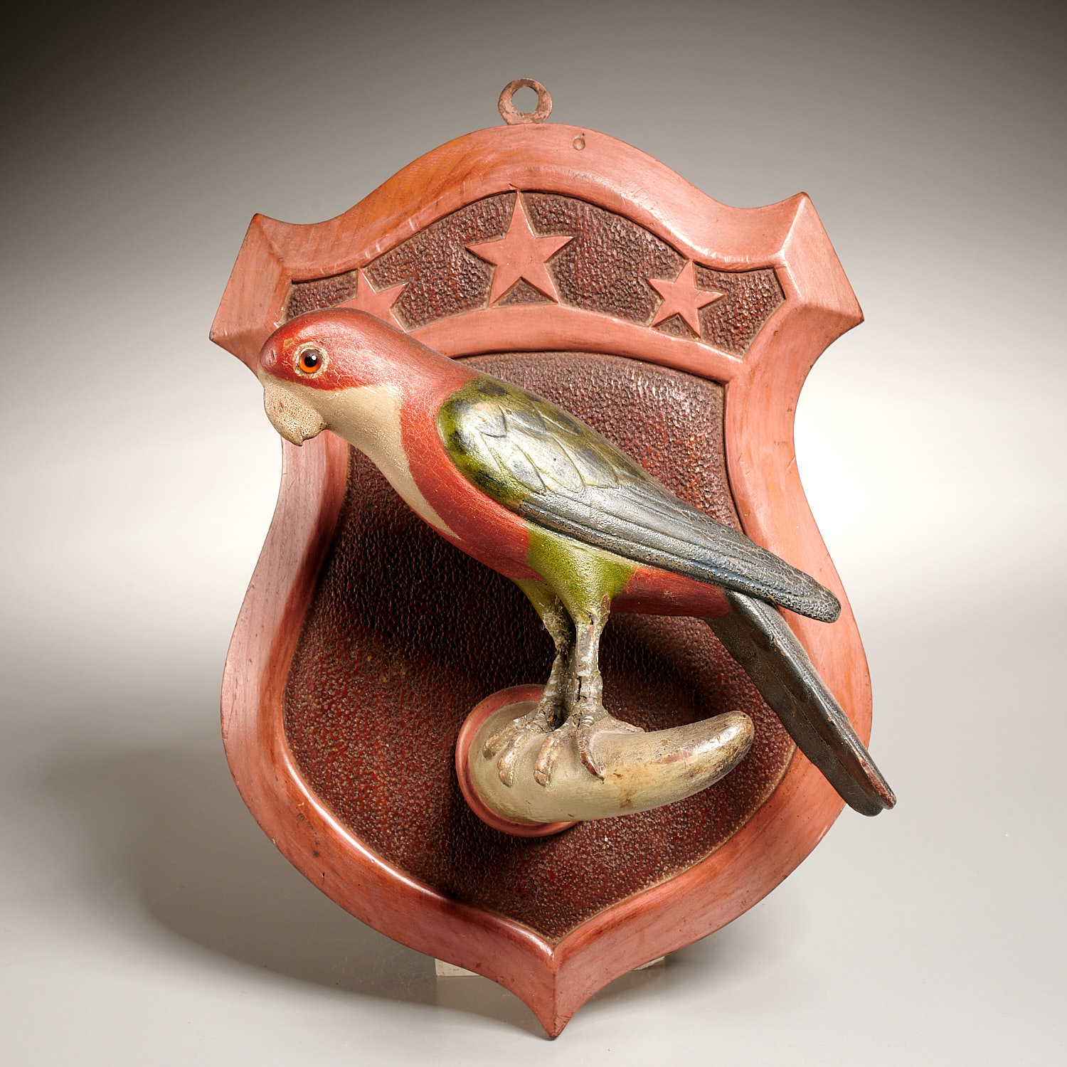 Appraisal: CHARLES HART ATTRIB FOLK CARVED BIRD Attributed to Charles Hart