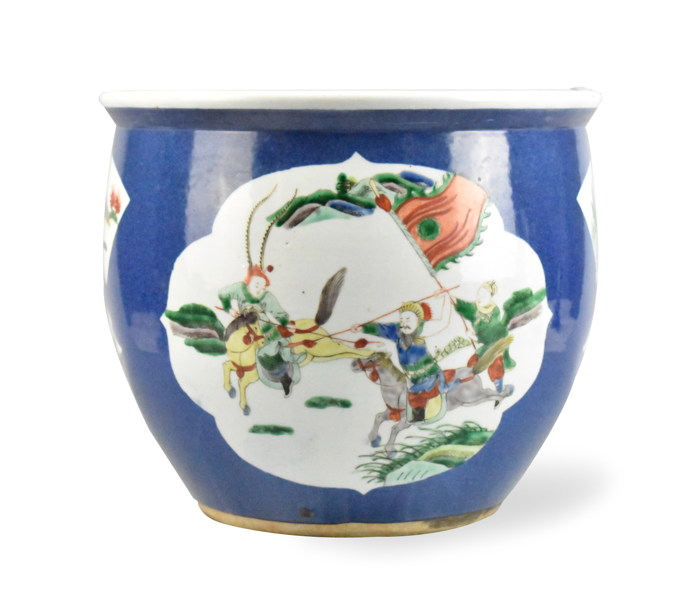 Appraisal: Chinese th C the deep rounded sides rising to a