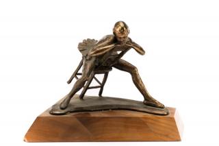 Appraisal: Bronze Sculpture Seated Ballerina after Degas After Edgar Degas French