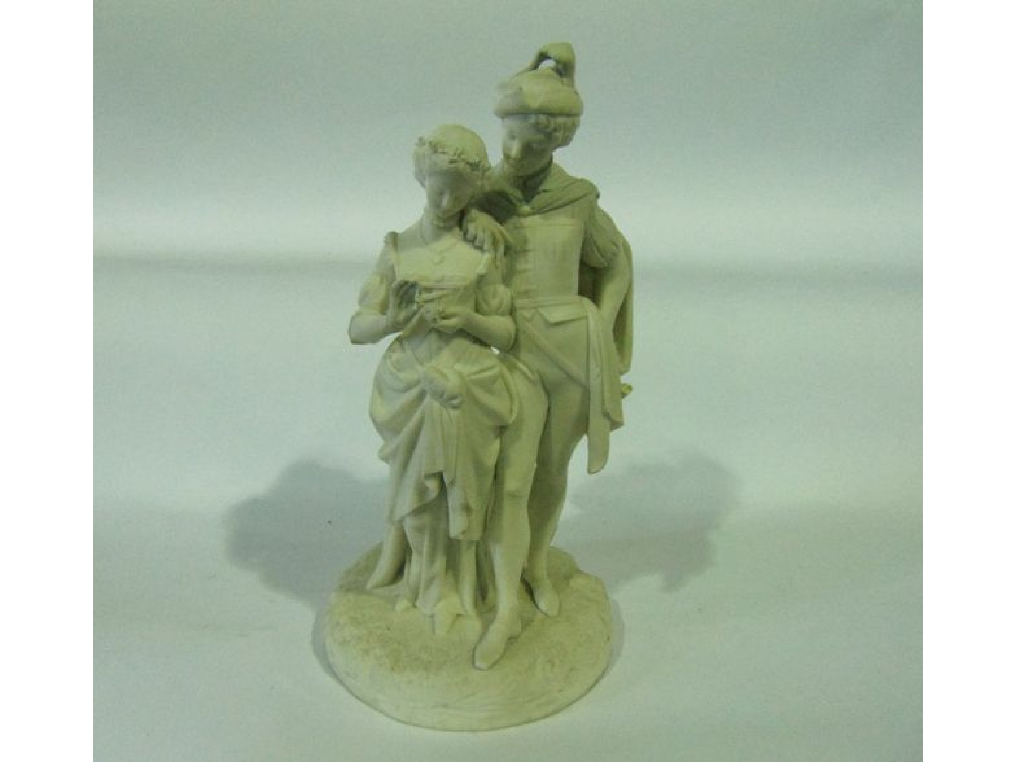 Appraisal: A th century W H Kerr Co Worcester Parian figure