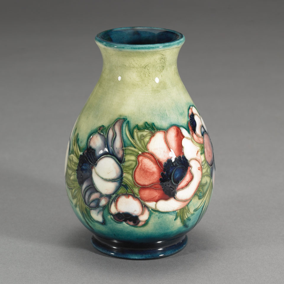 Appraisal: Moorcroft Anemone Vase s impressed marks including facsimile signature and