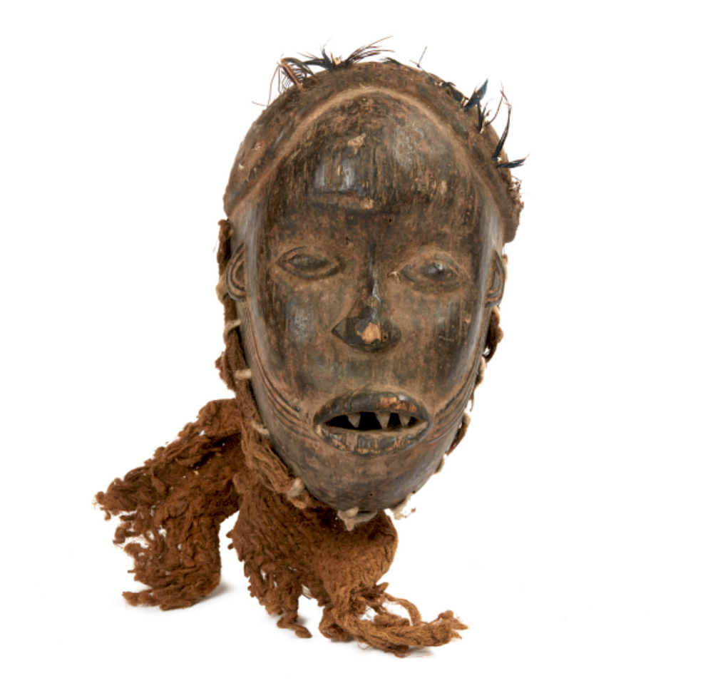 Appraisal: Igbo Mask Early th Century Igbo Nigeria mask Wood with