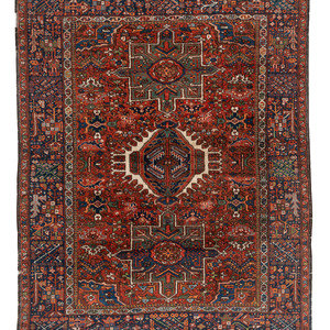 Appraisal: A Persian Wool Rug Second Half th Century feet inches