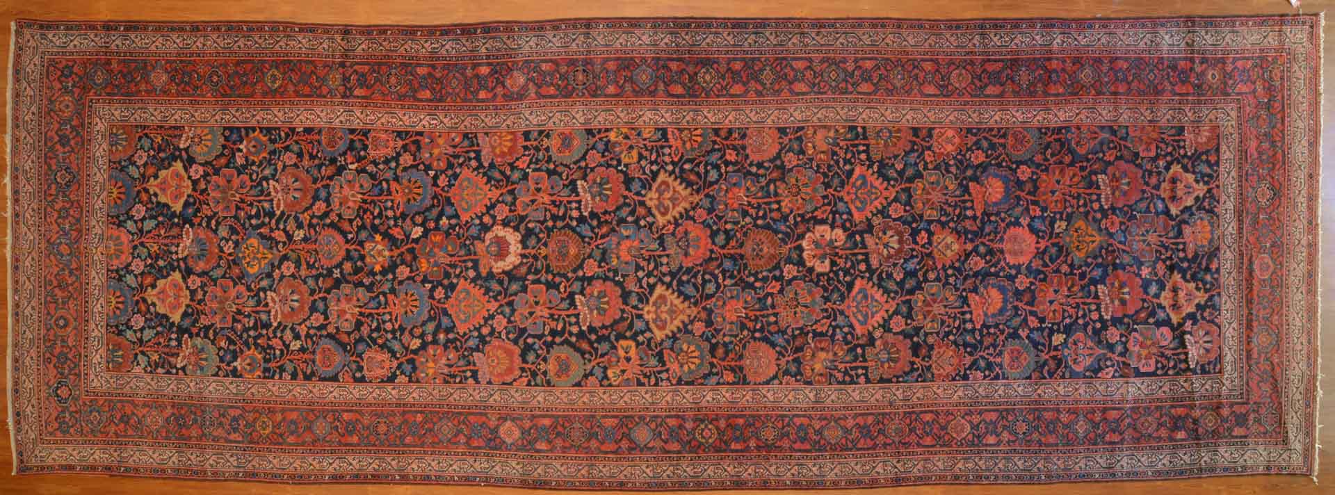 Appraisal: Antique Malayer gallery rug approx x Persia circa Condition Even