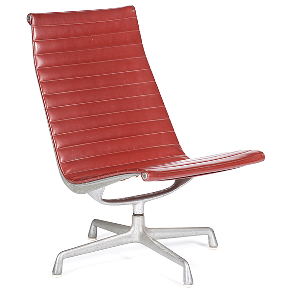 Appraisal: American 's A Herman Miller aluminum group lounge chair with