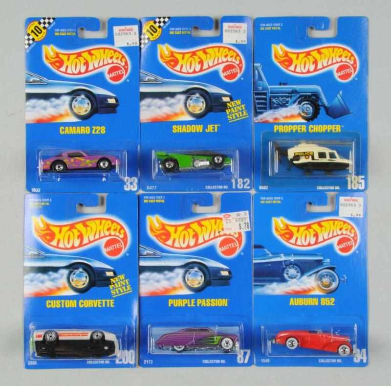 Appraisal: Lot of Mattel Hot Wheels Blue Card Vehicles Description Includes