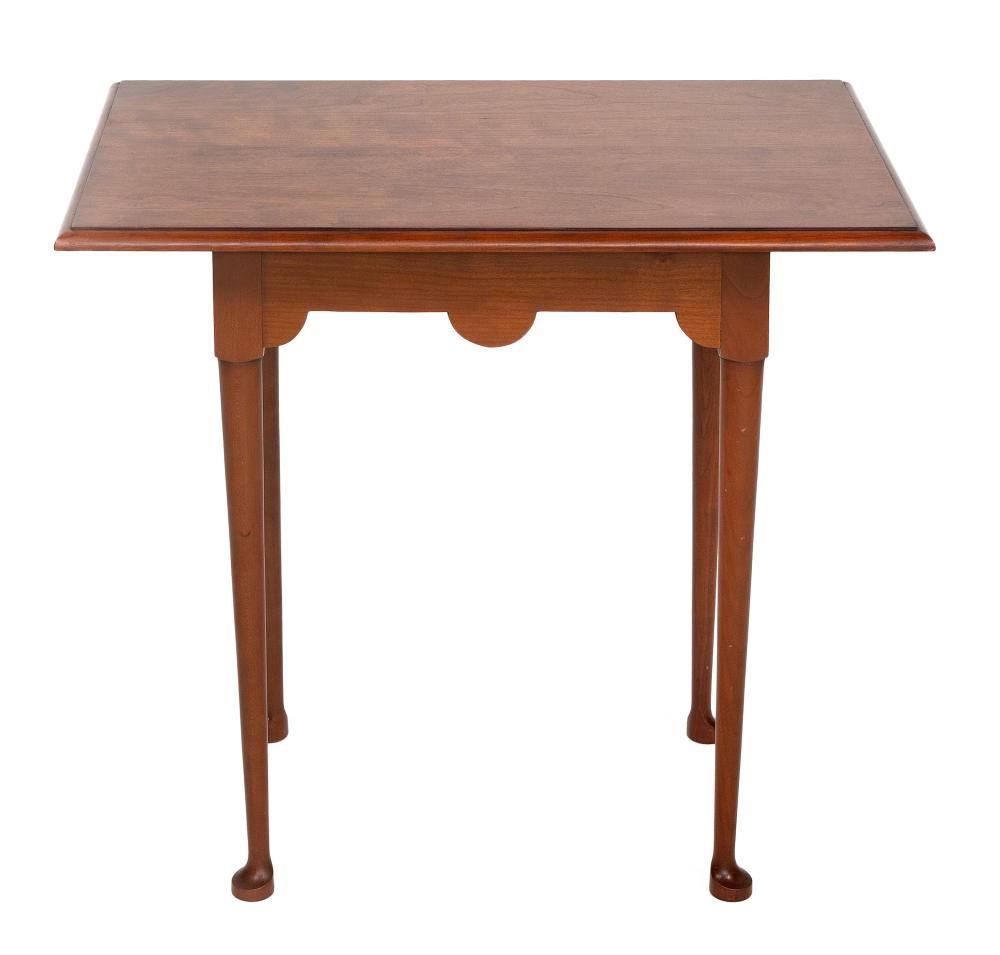 Appraisal: ELDRED WHEELER QUEEN ANNE-STYLE SIDE TABLE MASSACHUSETTS TH CENTURY HEIGHT