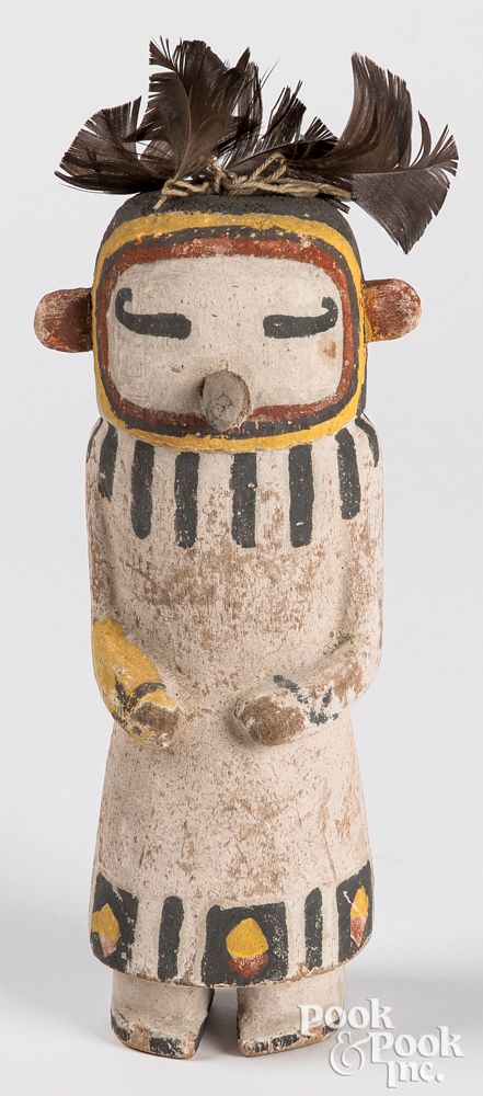 Appraisal: Hopi Indian painted kachina doll Hopi Indian painted kachina doll