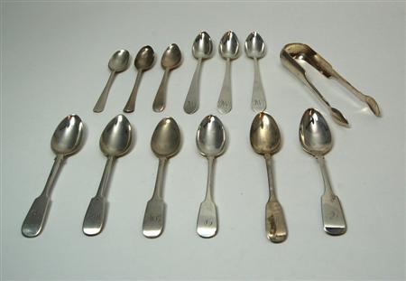 Appraisal: Aberdeen - a collection of Scottish provincial teaspoons various dates