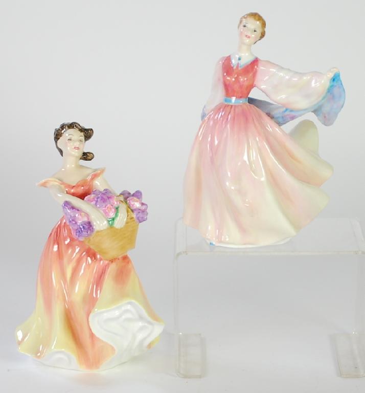 Appraisal: ROYAL DOULTON FIGURE ' Gay Morning' HN also 'Lesley' HN