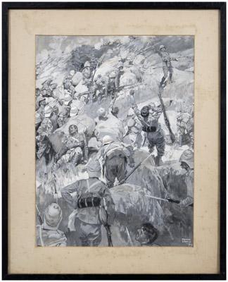 Appraisal: Frank Craig illustration British - quot Talana Hill quot soldiers