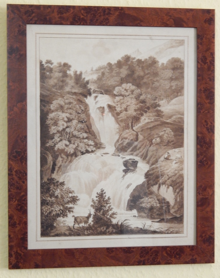 Appraisal: thC British School The lower cascade of the Reichenbach watercolour