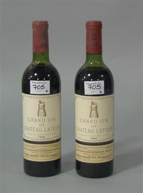 Appraisal: GRAND VIN DE CHATEAU LATOUR PREMIER GRAND CRU CLASSE BOTTLES