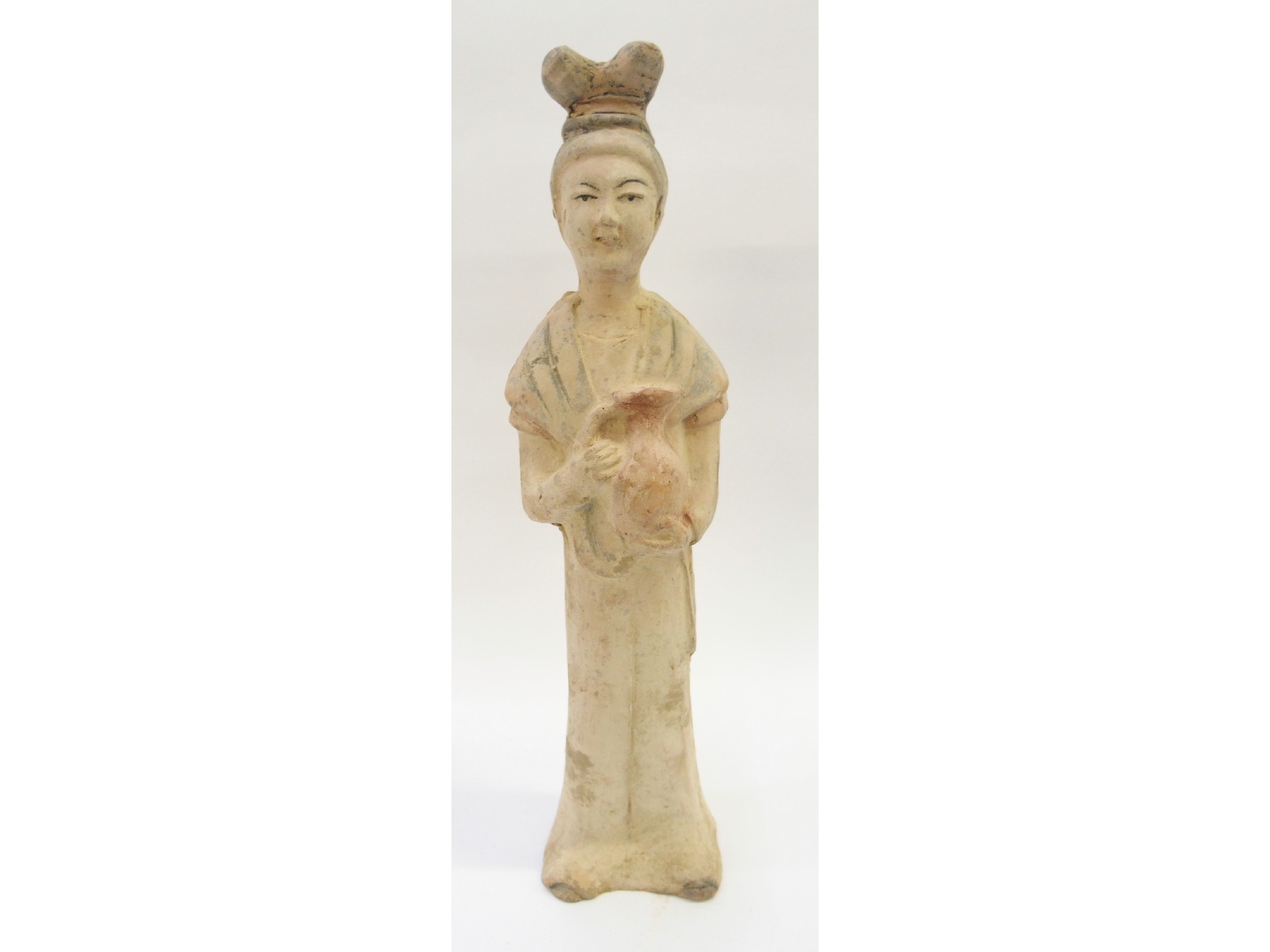 Appraisal: Chinese Tang-style pottery figure