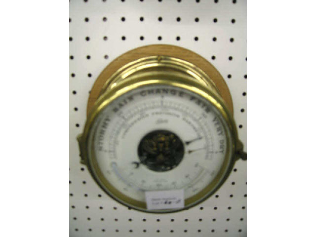 Appraisal: Schatz Ship Style Barometer