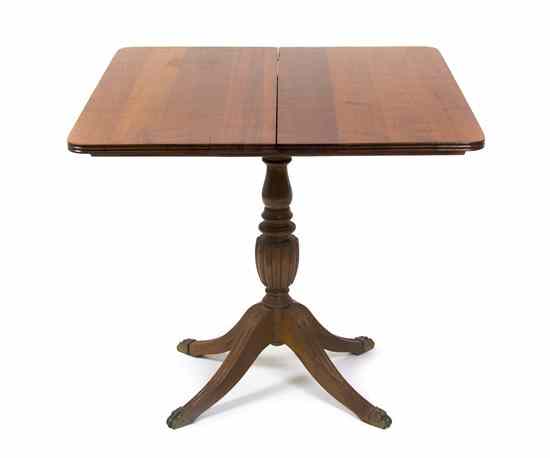 Appraisal: An American Maple Games Table having a rectangular top with