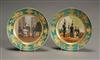 Appraisal: Two Russian Imperial Porcelain Manufactory Plates of Cadets St Petersburg