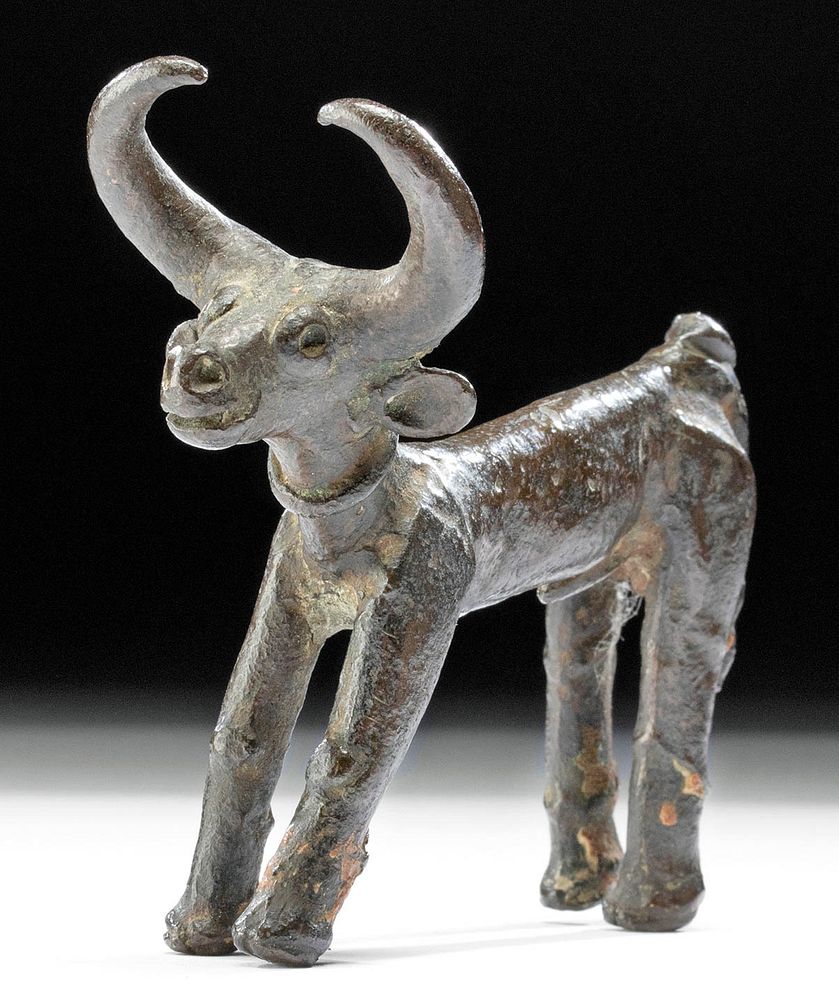 Appraisal: Ancient Anatolian Copper Figure Standing Bull Ancient Near East central