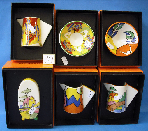 Appraisal: A Collection of Various Wedgwood Clarice Cliff Centenary Items To