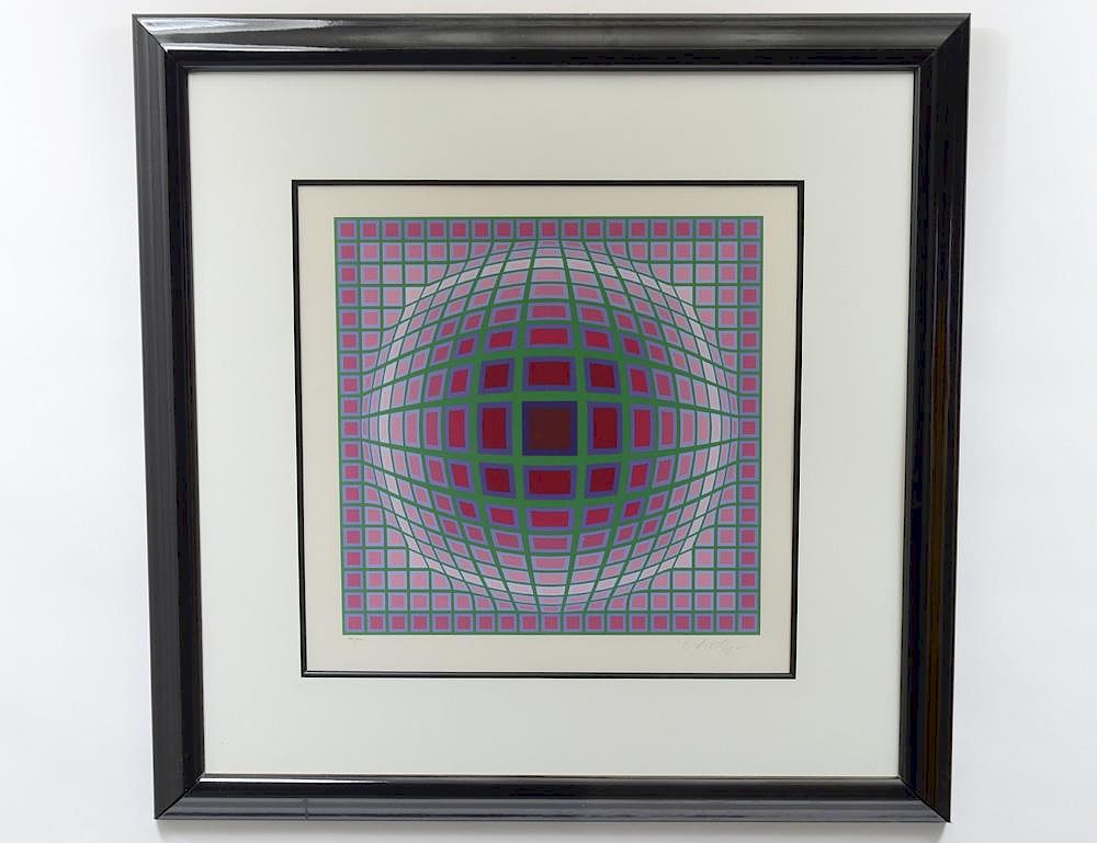 Appraisal: VICTOR VASARELY French Hungarian - Titan A From the -piece