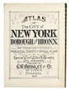 Appraisal: NEW YORK CITY G W Bromley and Co Atlas of