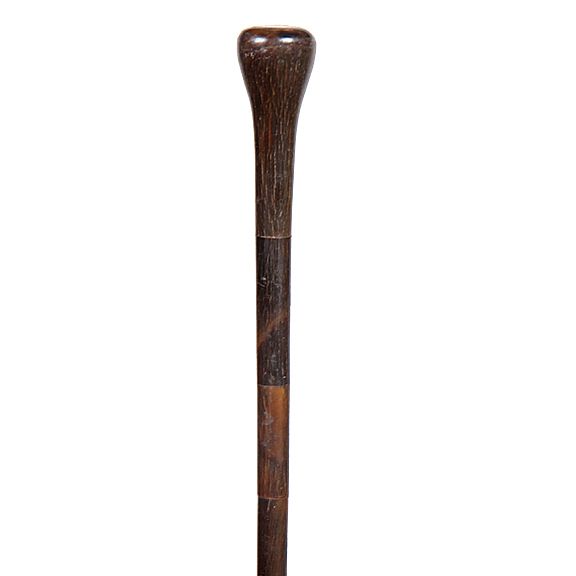 Appraisal: Horn Dress Cane Ca - A segmented horn dress cane