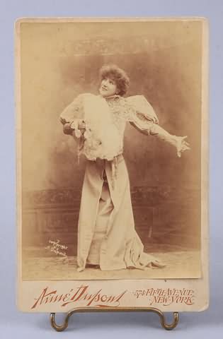 Appraisal: Cabinet card of Sarah Bernhardt - Noted stage actress by