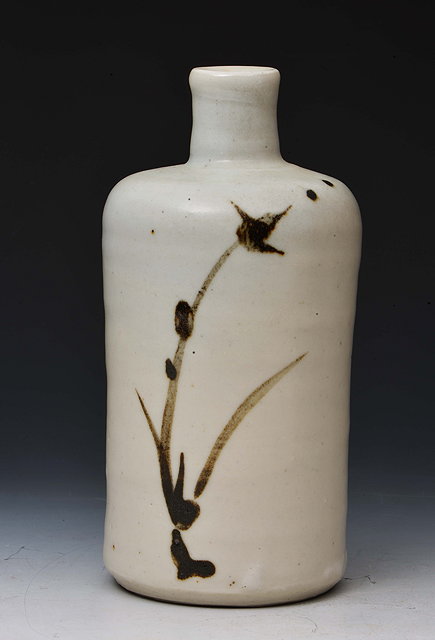 Appraisal: William Marshall British - 'Rock Face' porcelain bottle brush work