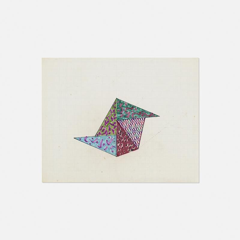 Appraisal: Neil Williams Untitled Neil Williams Untitled c colored pencil on