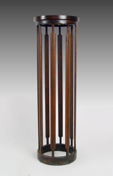 Appraisal: FORWARD TREND JOHNSON FURNITURE WALNUT FERN STAND '' h x