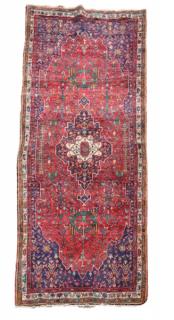 Appraisal: Hand Woven Persian Runner ' x ' Wool Iran Floral