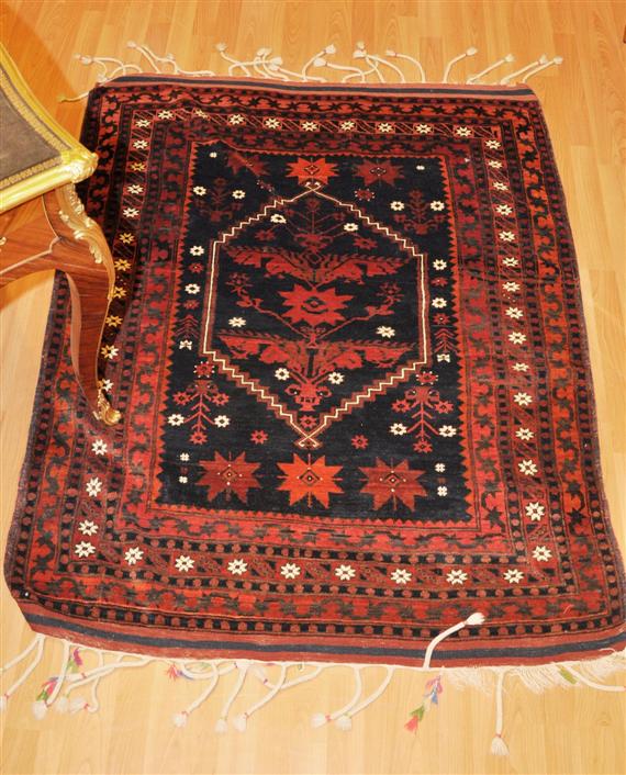 Appraisal: LOT OF TURKISH CARPETS old A tulip Ladik carpet with